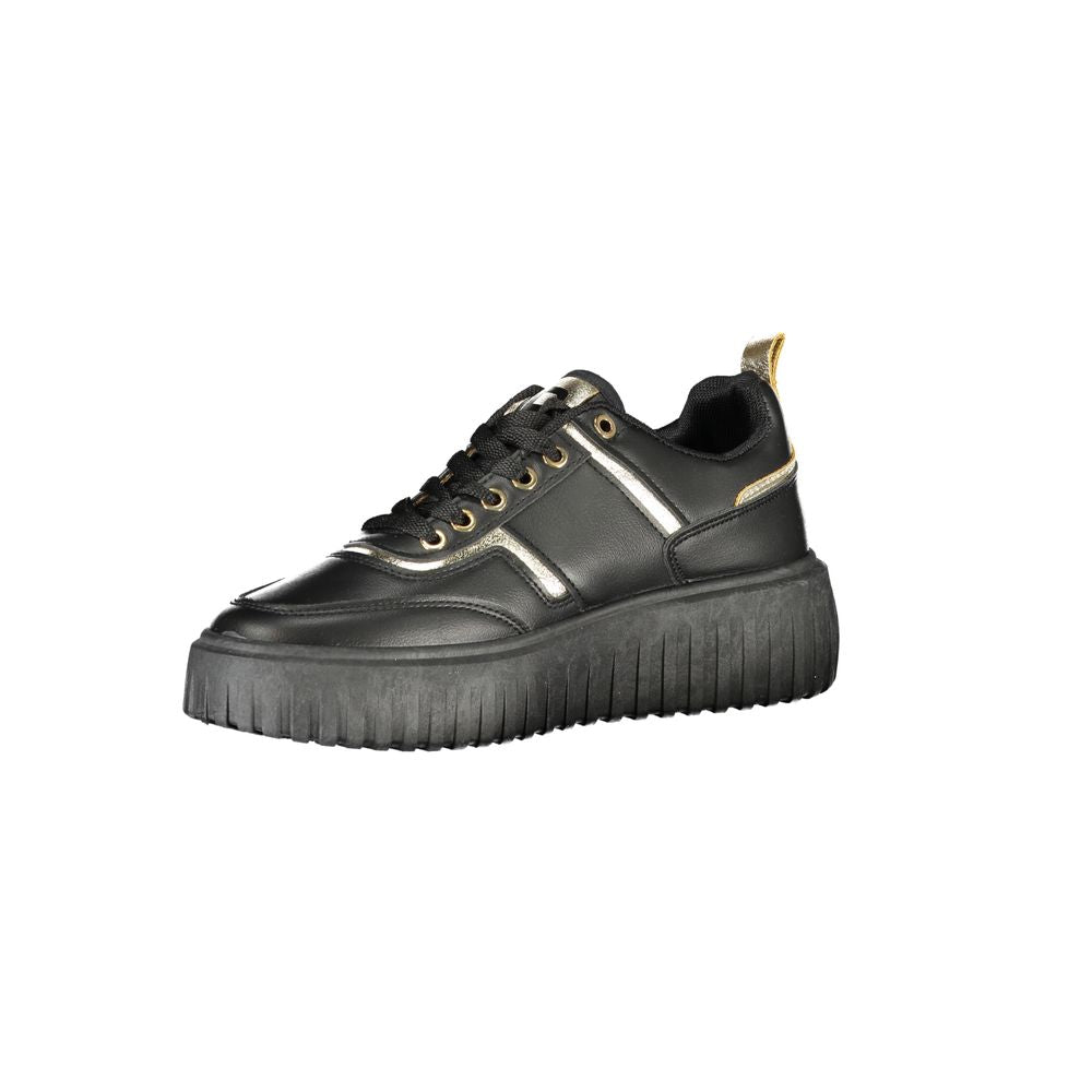 Laura Biagiotti Schwarzer Damen-Sneaker aus Polyester