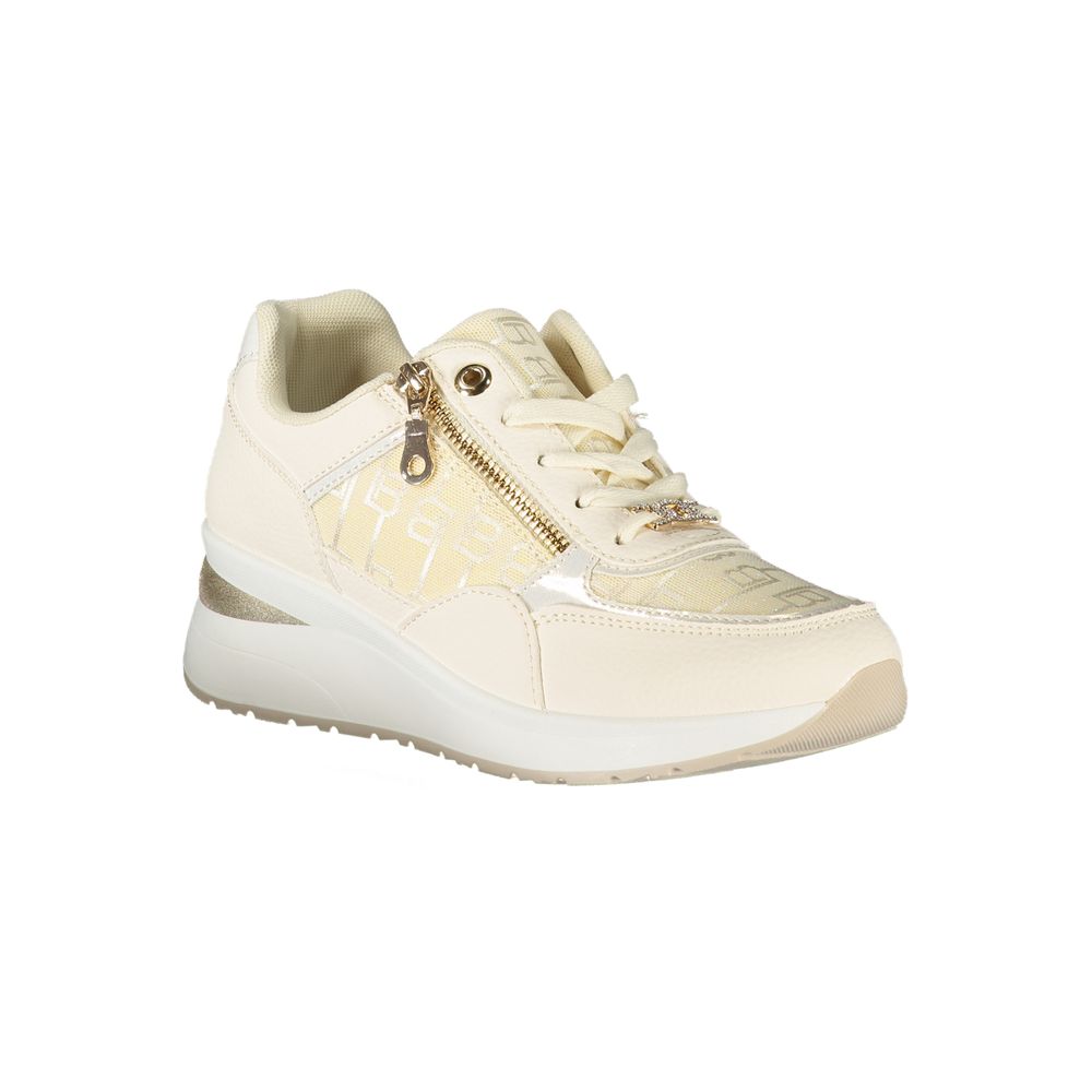 Laura Biagiotti Bianco Poliuretano Donna Sneaker