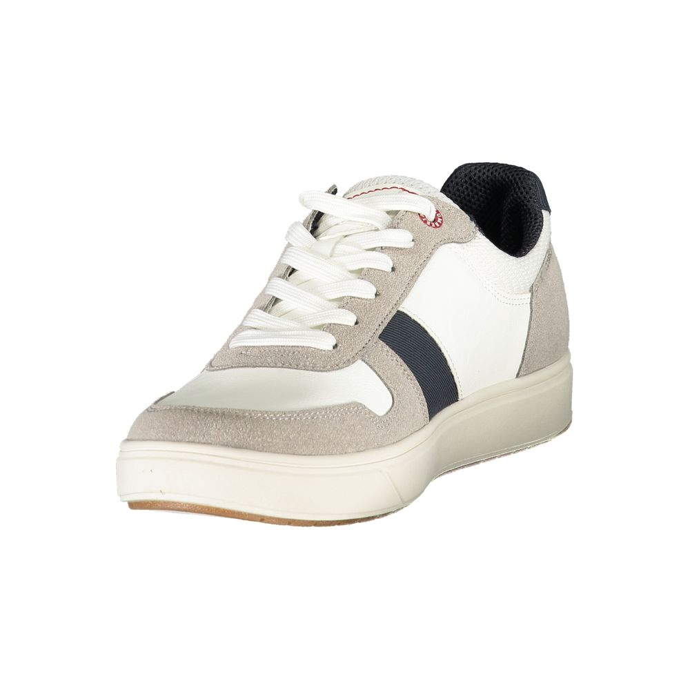 Lumberjack Weißer Herren-Sneaker aus Polyurethan
