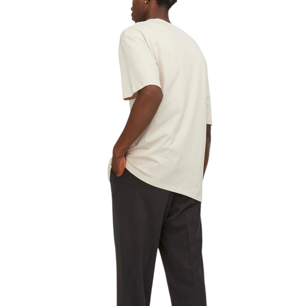 Jack Jones Beiges Baumwoll-T-Shirt