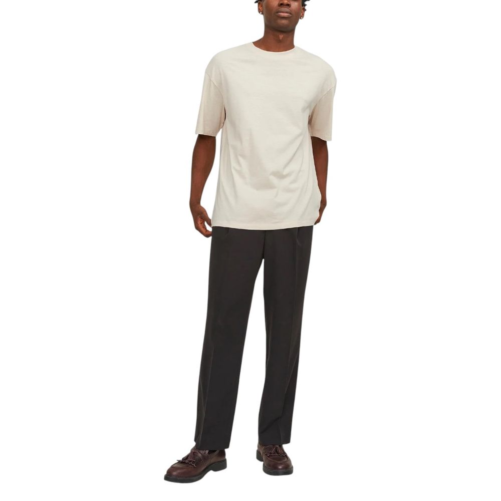 Jack Jones Beiges Baumwoll-T-Shirt