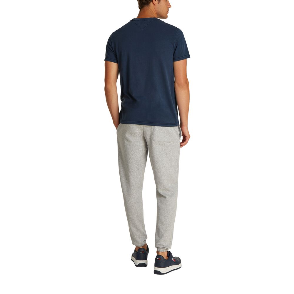 Tommy Hilfiger Jeans Blaues Baumwoll-Sportswear-T-Shirt