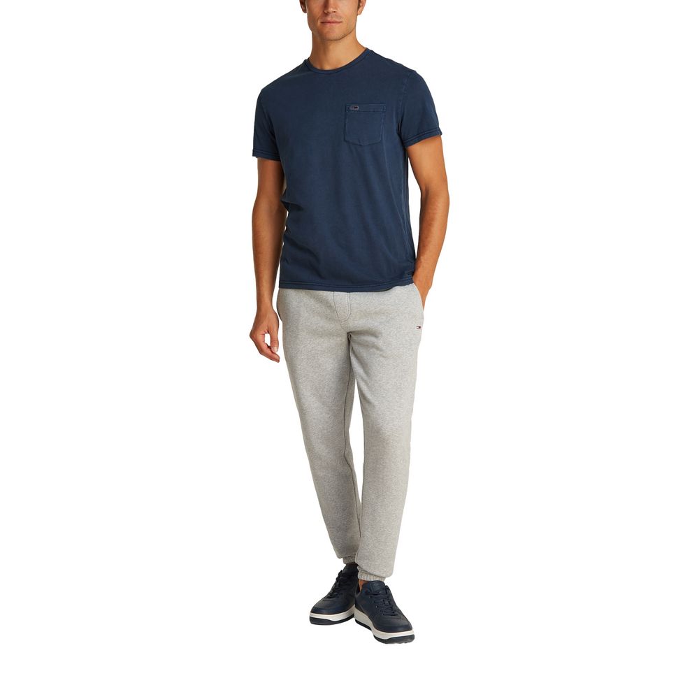 Tommy Hilfiger Jeans Blaues Baumwoll-Sportswear-T-Shirt