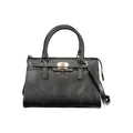 Guess Jeans Schwarze Damen-Handtasche aus Polyurethan