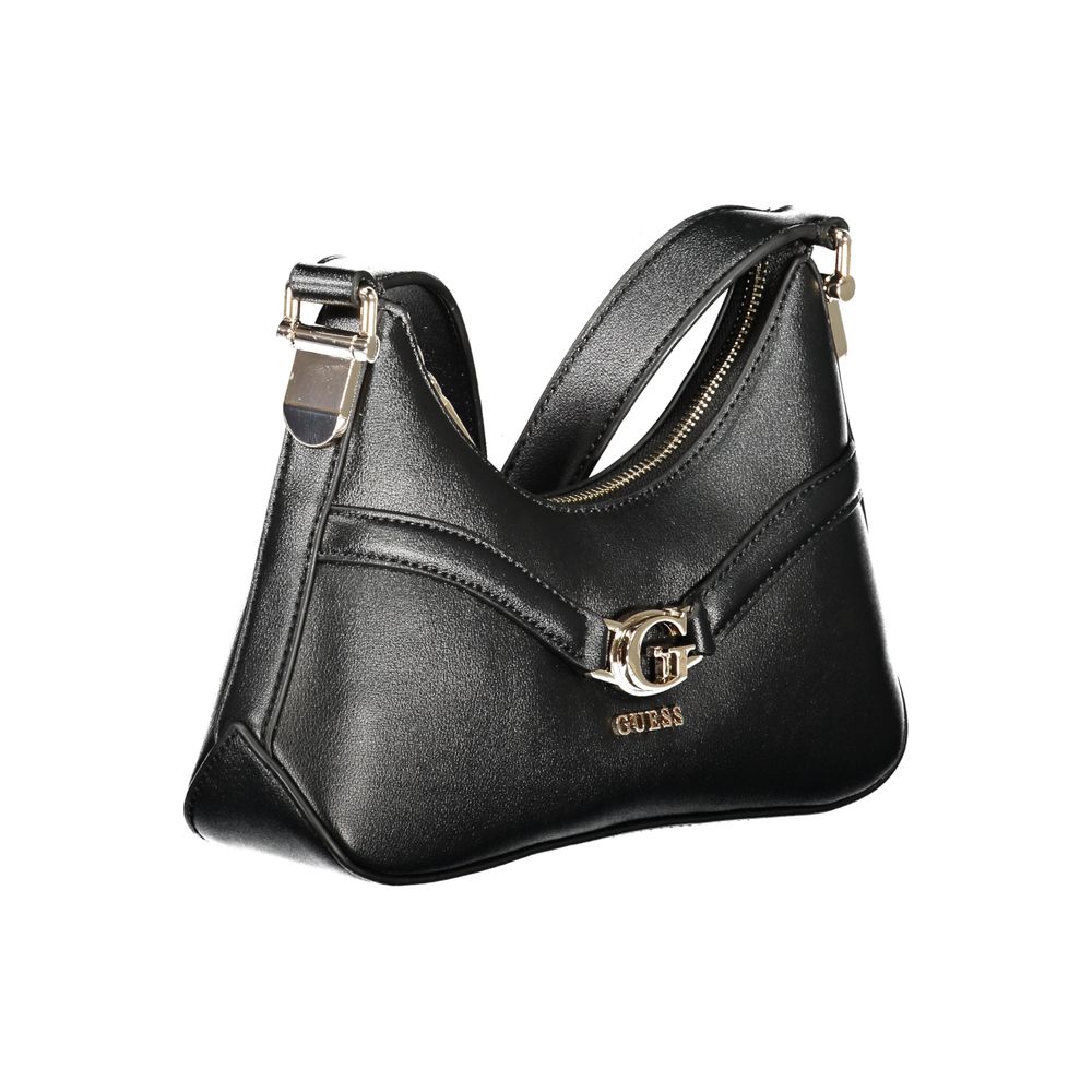 Guess Jeans Schwarze Handtasche aus Polyethylen