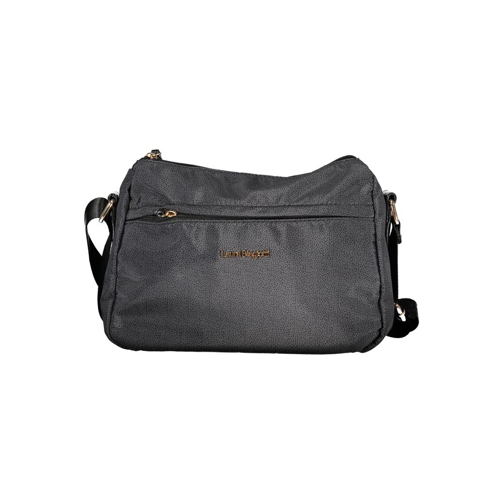 Laura Biagiotti Schwarze Damen-Handtasche aus Polyester