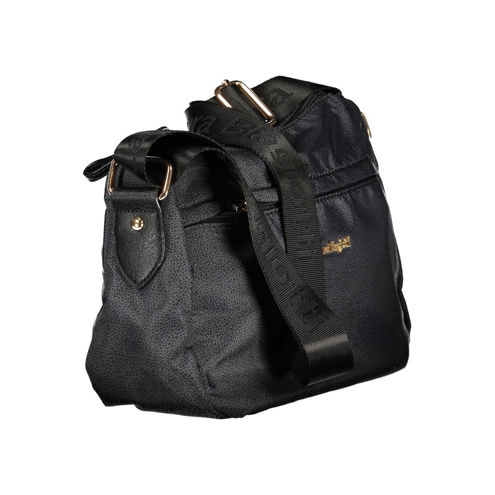 Laura Biagiotti Schwarze Damen-Handtasche aus Polyester