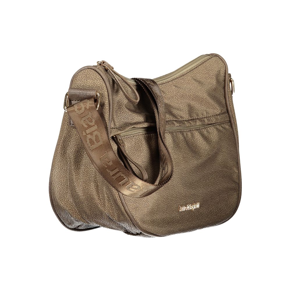 Laura Biagiotti Beigefarbene Polyester-Handtasche