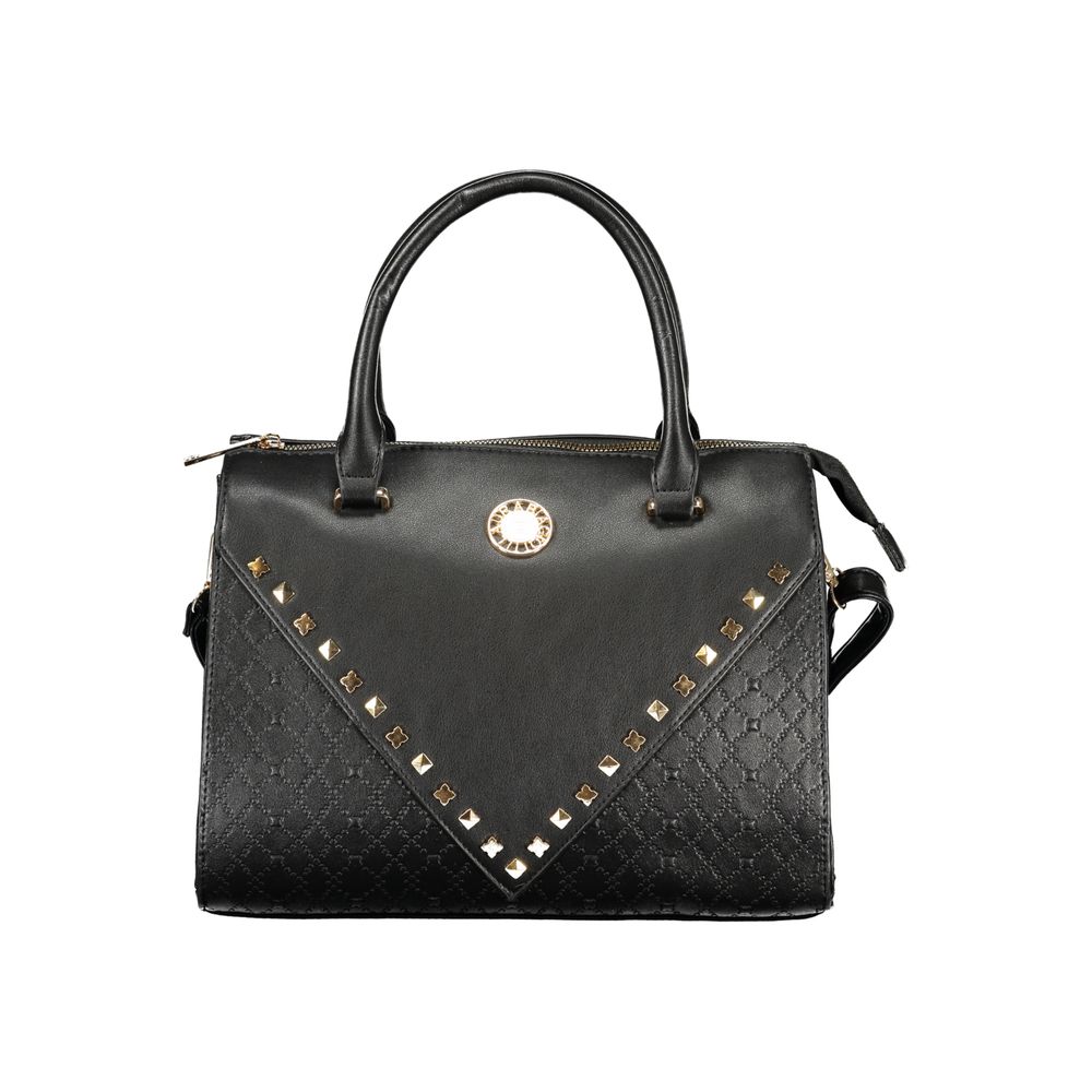 Laura Biagiotti Schwarze PVC-Handtasche