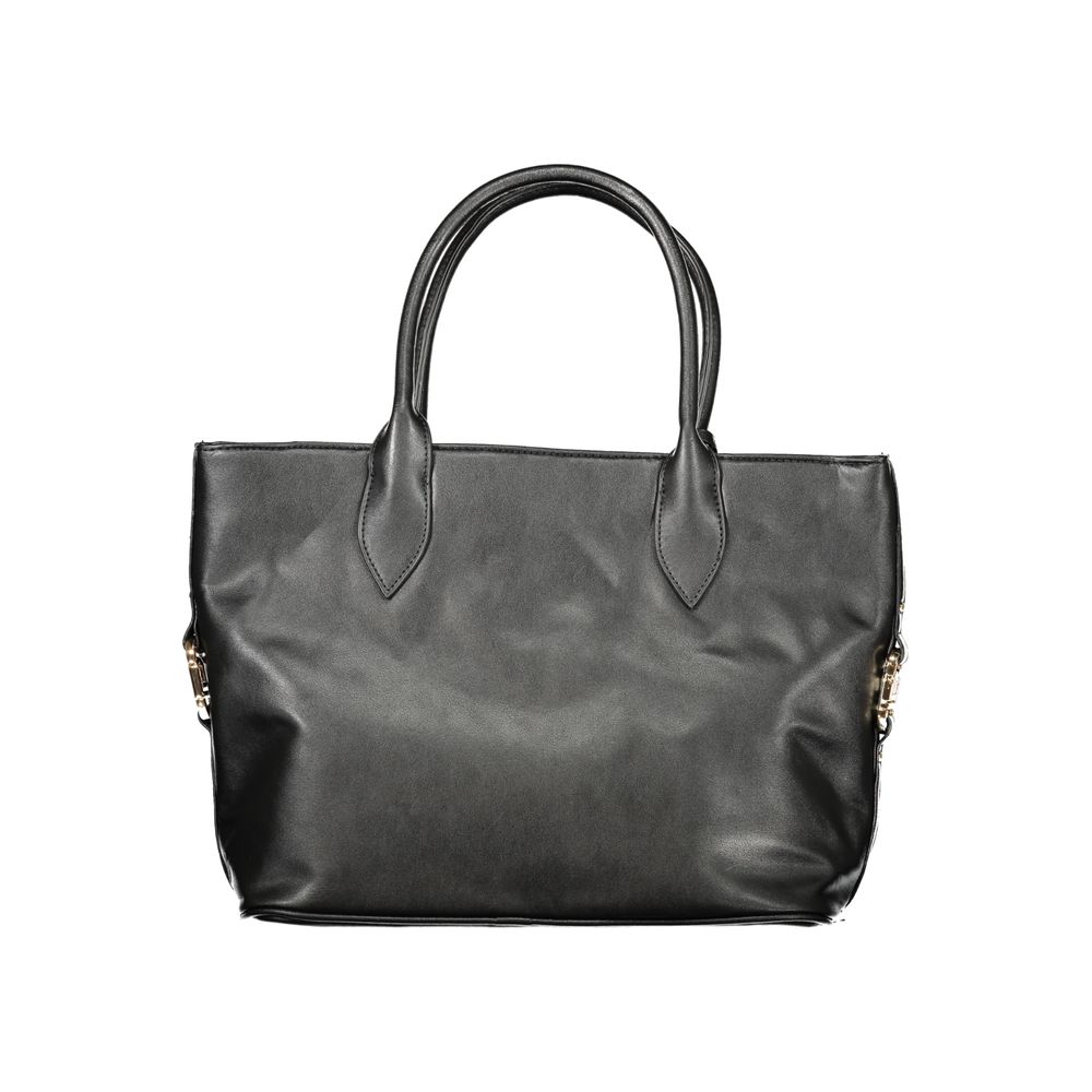 Laura Biagiotti Schwarze PVC-Handtasche