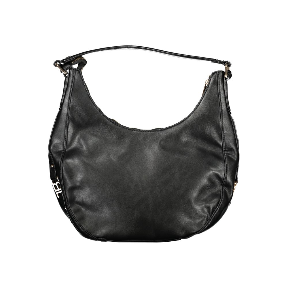 Laura Biagiotti Schwarze PVC-Handtasche