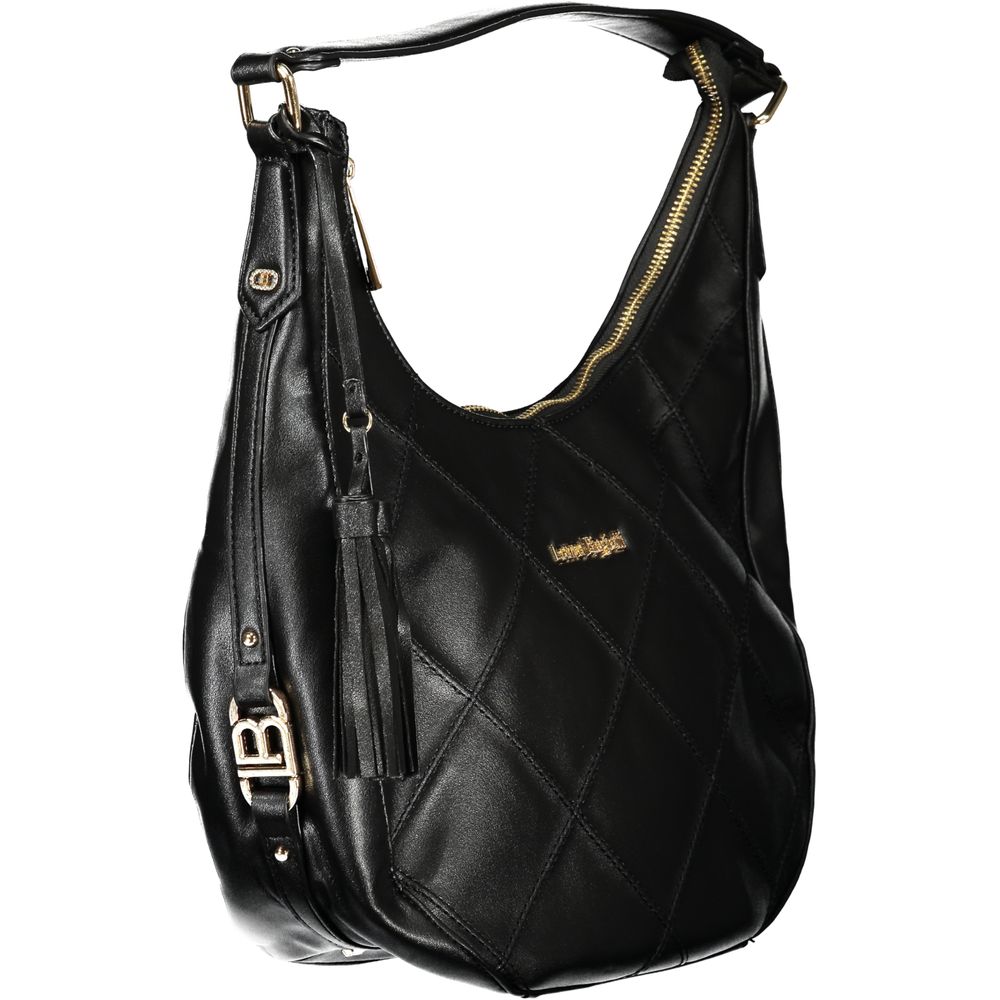Laura Biagiotti Schwarze PVC-Handtasche