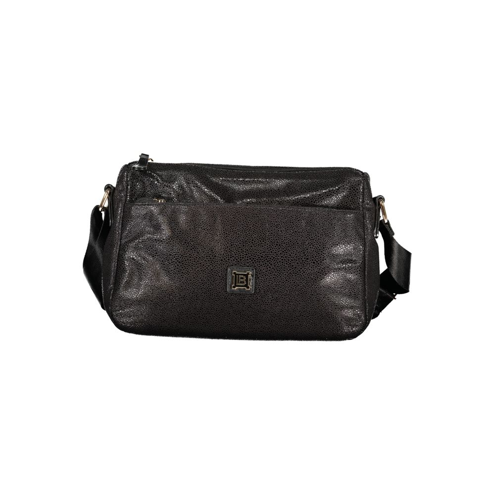 Laura Biagiotti Schwarze Polyester-Handtasche