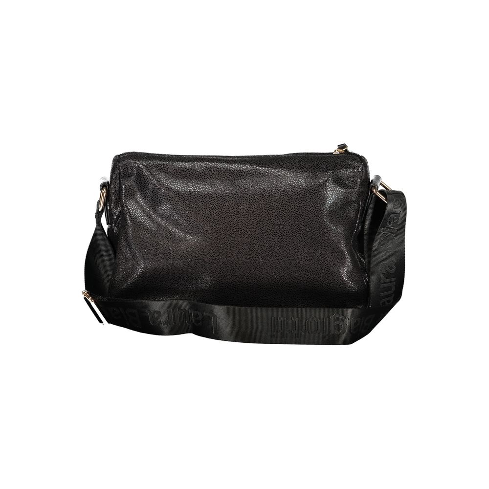 Laura Biagiotti Schwarze Polyester-Handtasche