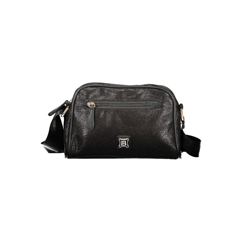 Laura Biagiotti Schwarze Polyester-Handtasche