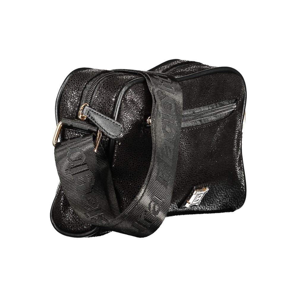 Laura Biagiotti Schwarze Polyester-Handtasche