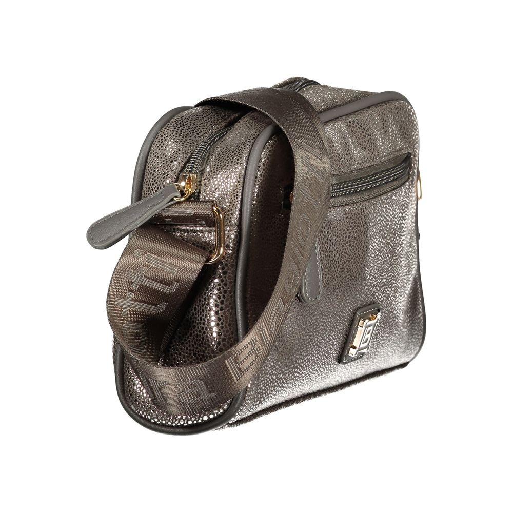 Laura Biagiotti Graue Polyester-Handtasche