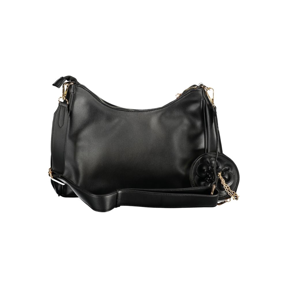 Laura Biagiotti Schwarze PVC-Handtasche