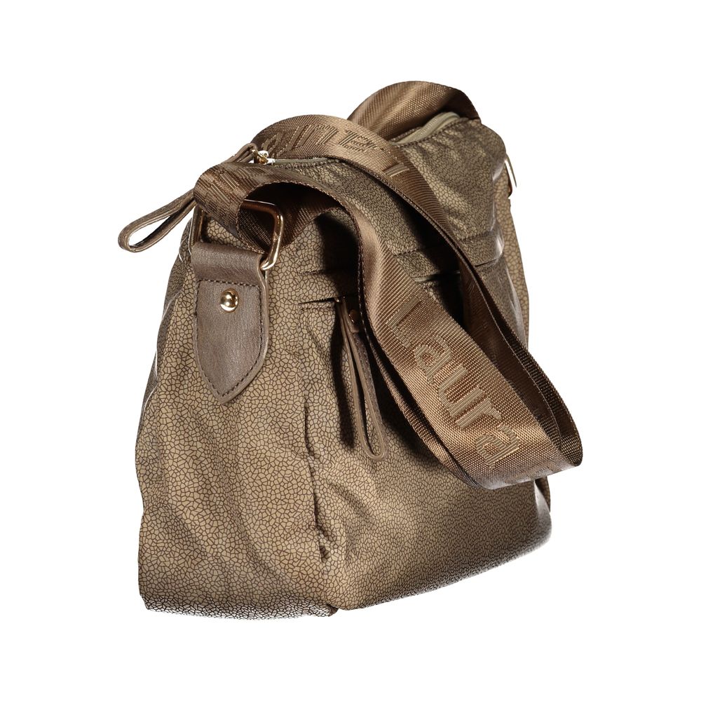 Laura Biagiotti Beigefarbene Polyester-Handtasche