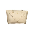 Laura Biagiotti Beigefarbene PVC-Handtasche