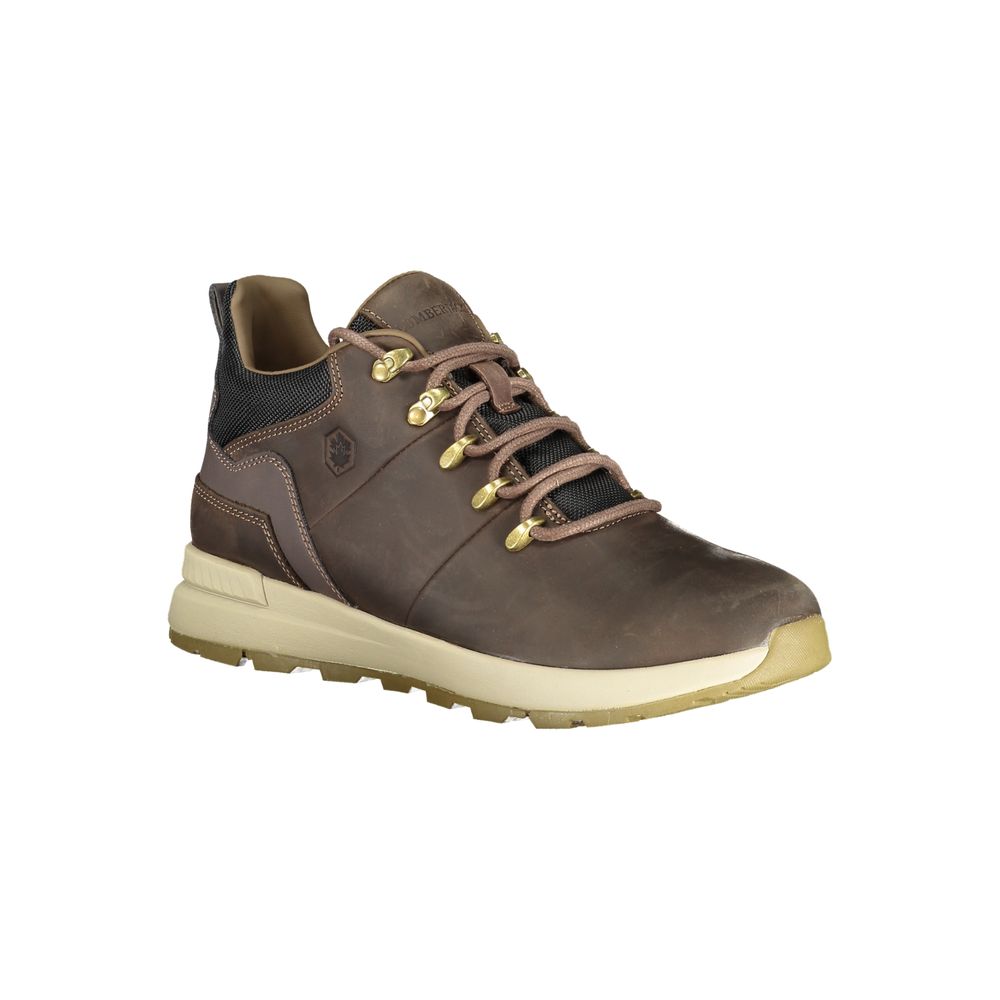 Lumberjack Brauner Polyester-Stiefelette