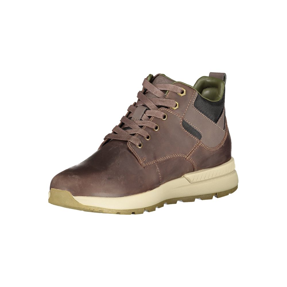 Lumberjack Brauner Polyester-Stiefelette