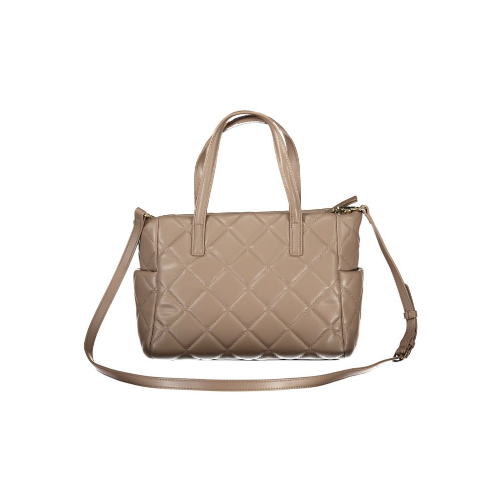 Mario Valentino Braune Handtasche aus Polyethylen