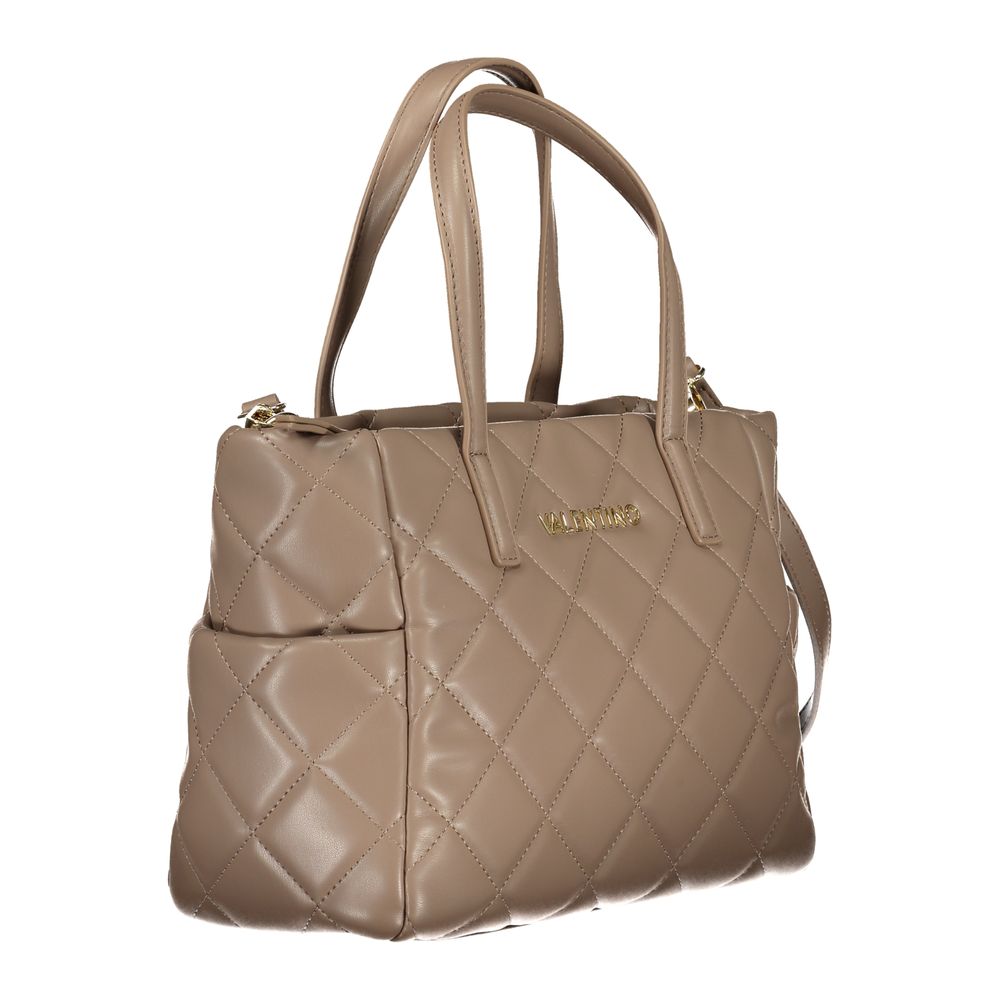 Mario Valentino Braune Handtasche aus Polyethylen