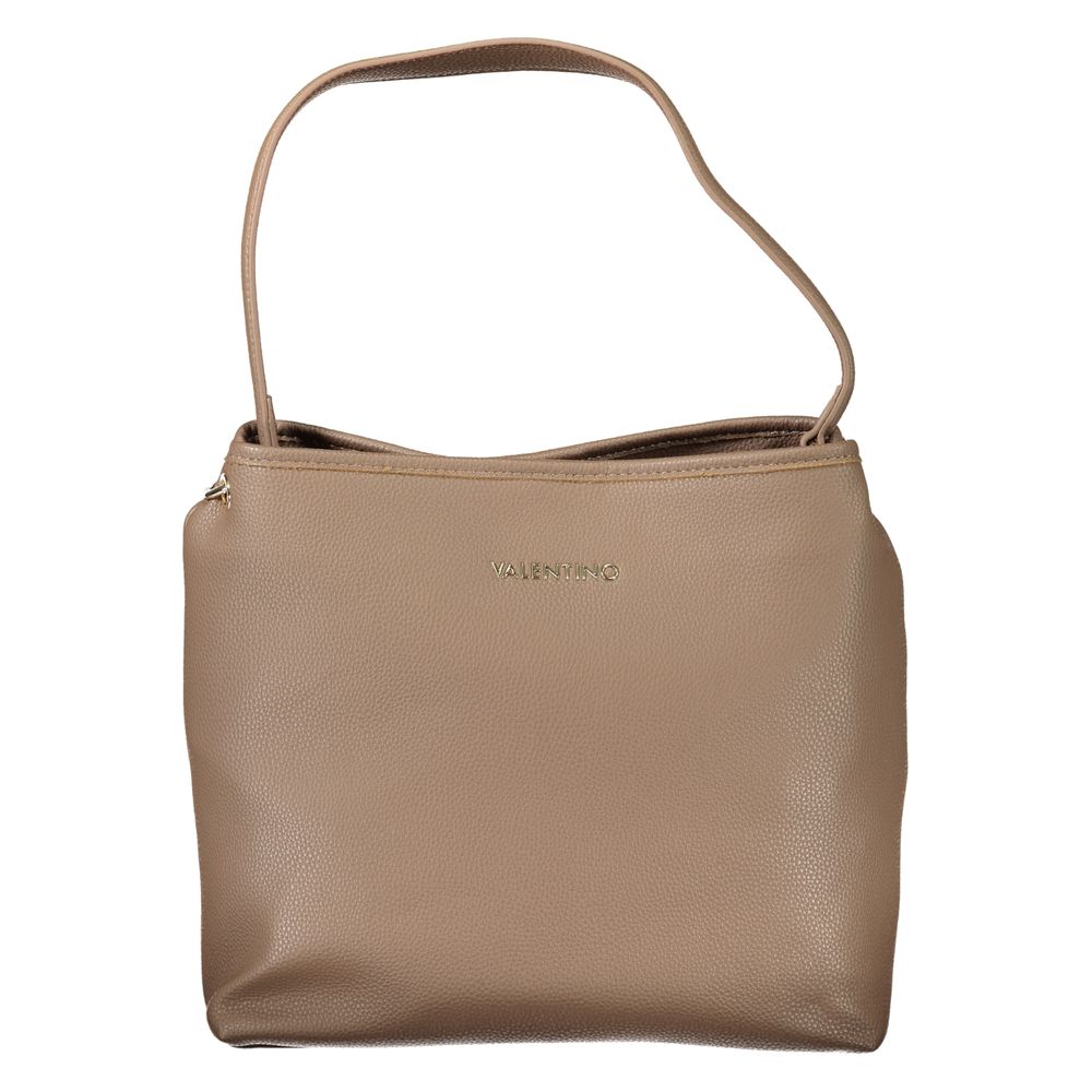 Mario Valentino Braune Polyethylen-Handtasche