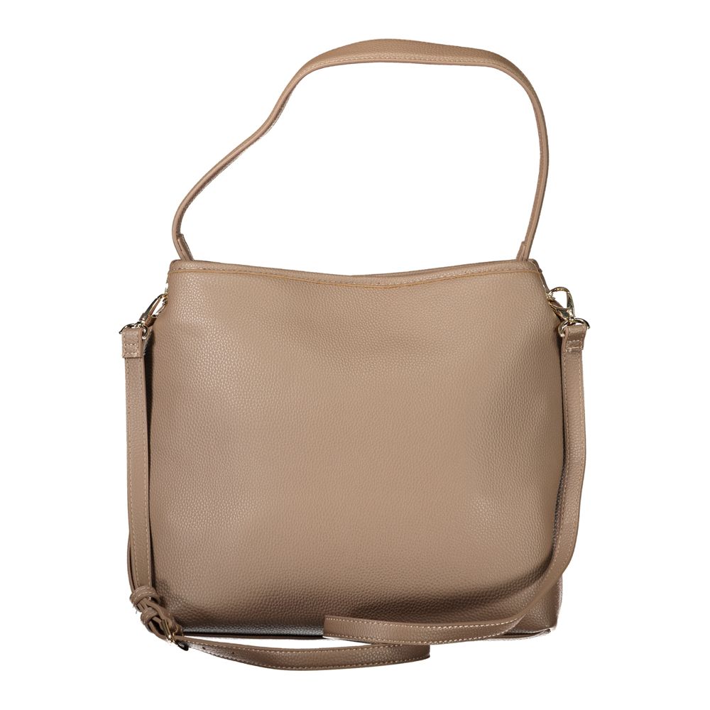 Mario Valentino Braune Polyethylen-Handtasche