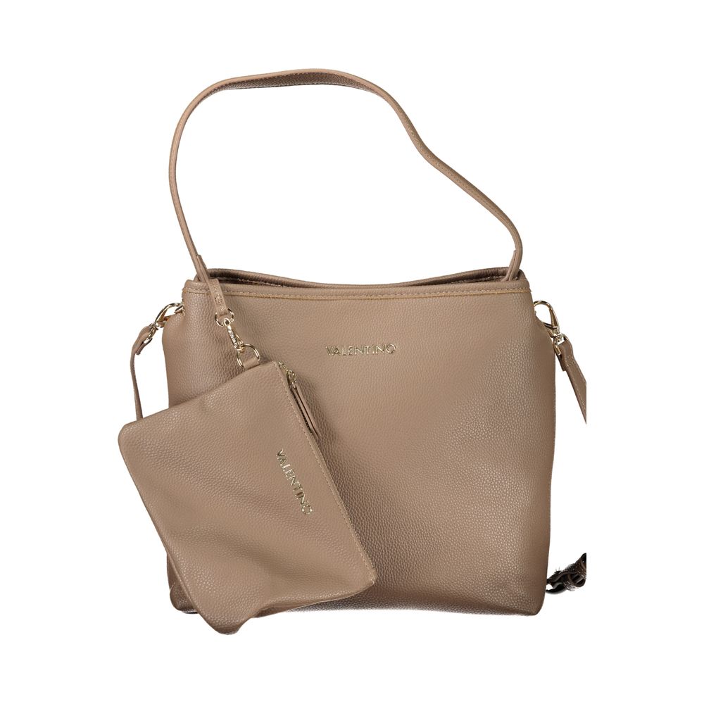 Mario Valentino Braune Polyethylen-Handtasche