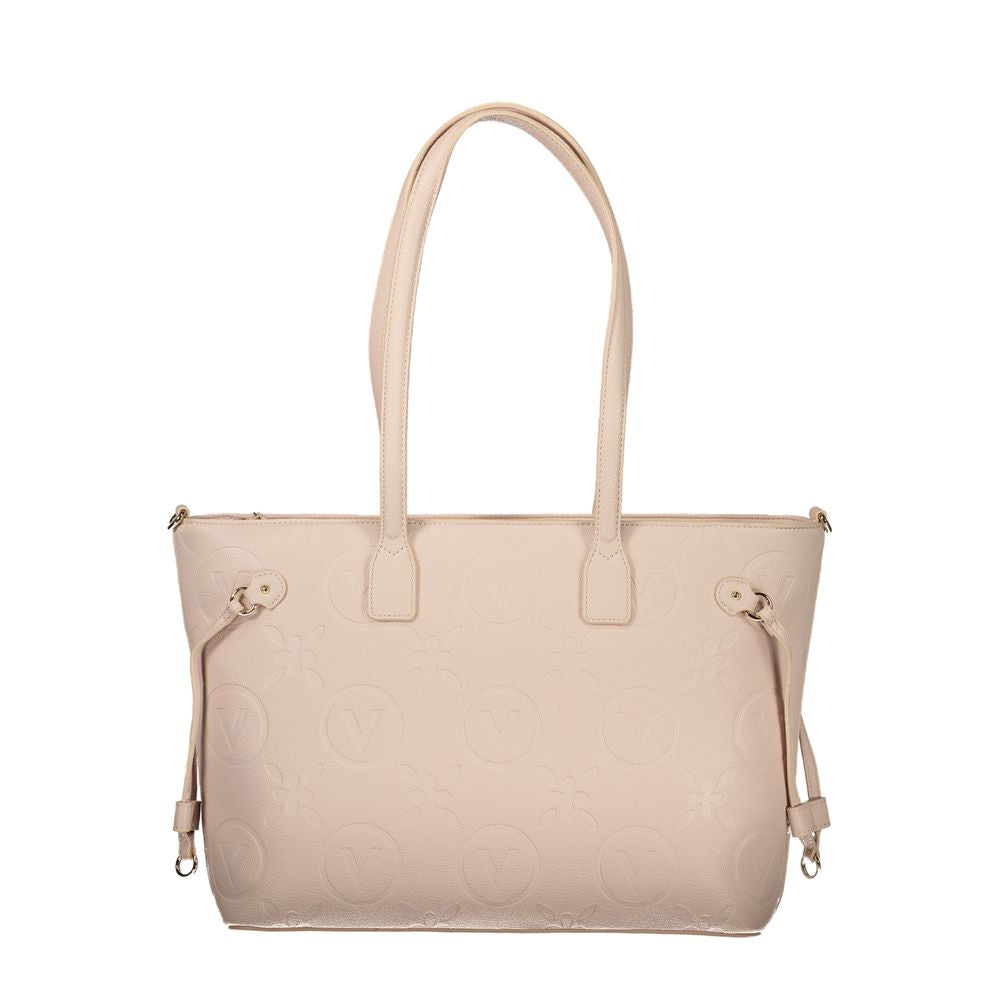 Mario Valentino Rosa Polyurethane Damen Handtasche