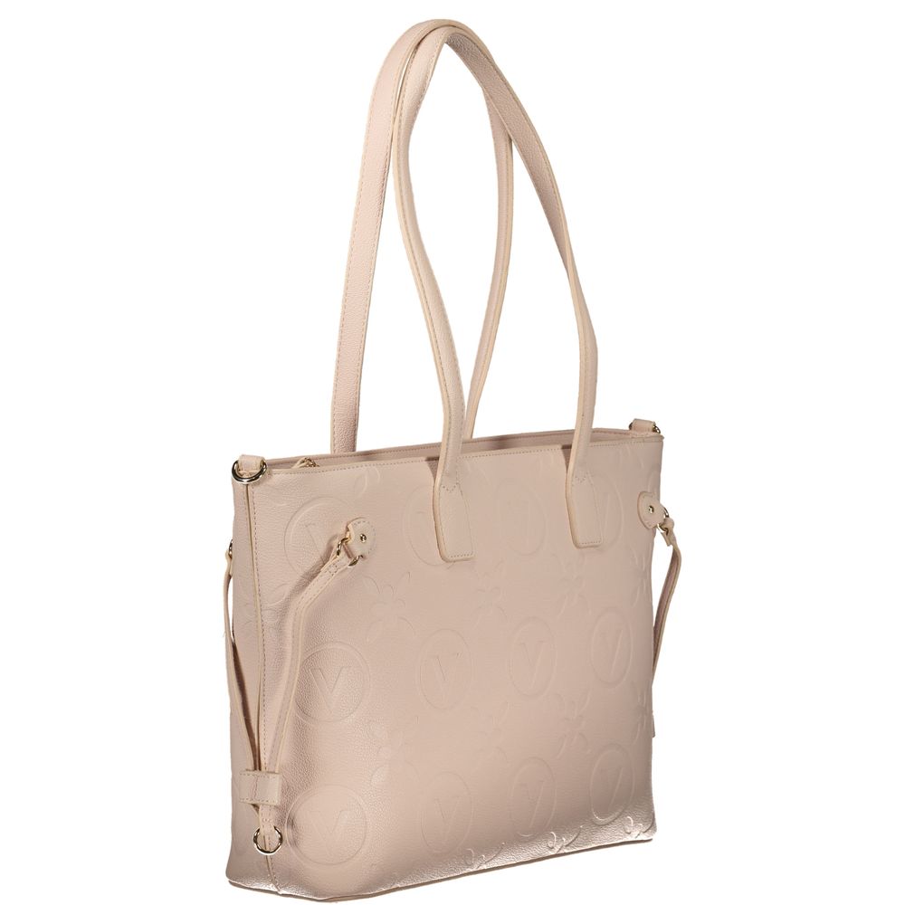 Mario Valentino Rosa Polyurethane Damen Handtasche