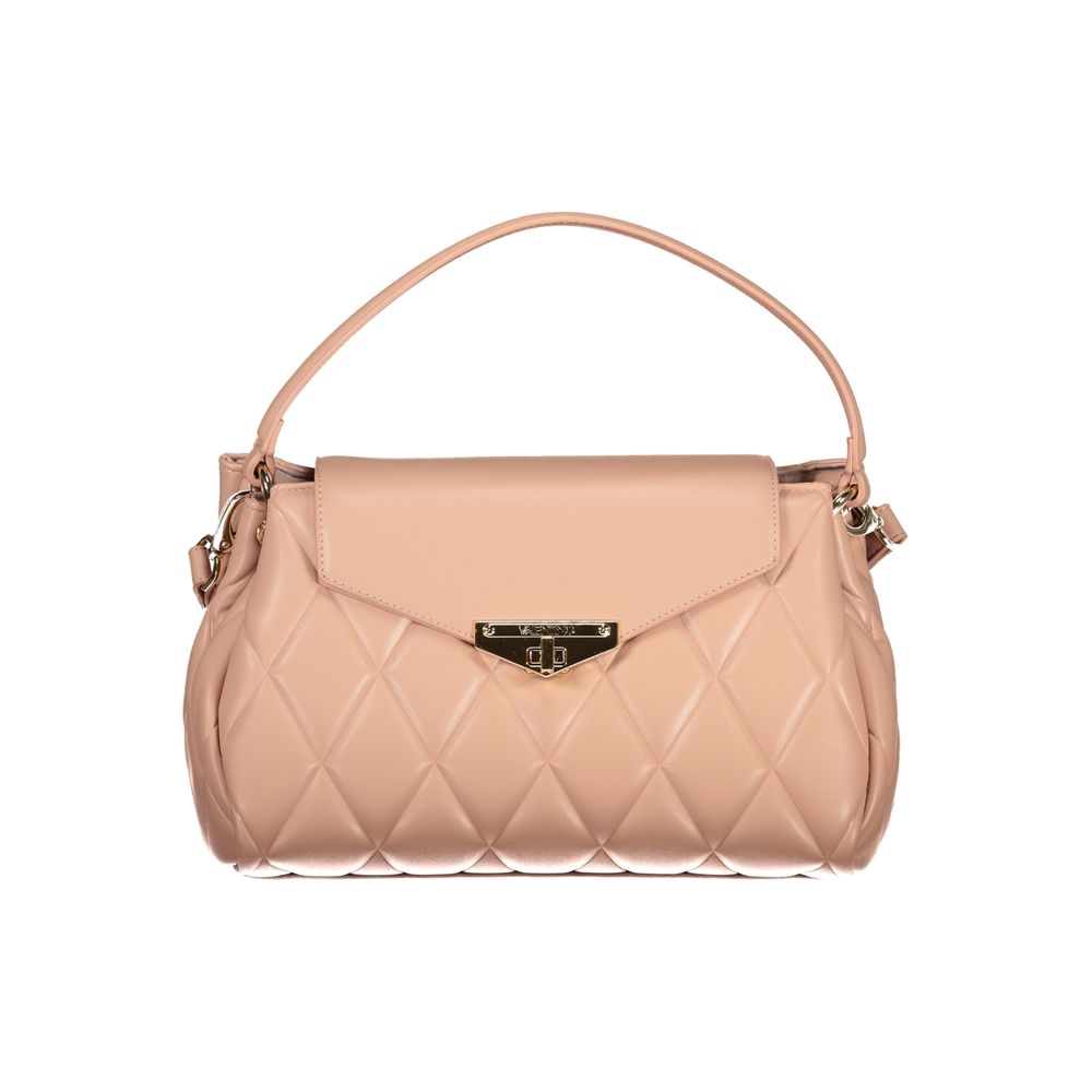 Mario Valentino Rosa Polyurethane Damen Handtasche