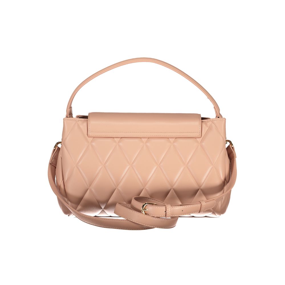 Mario Valentino Rosa Polyurethane Damen Handtasche