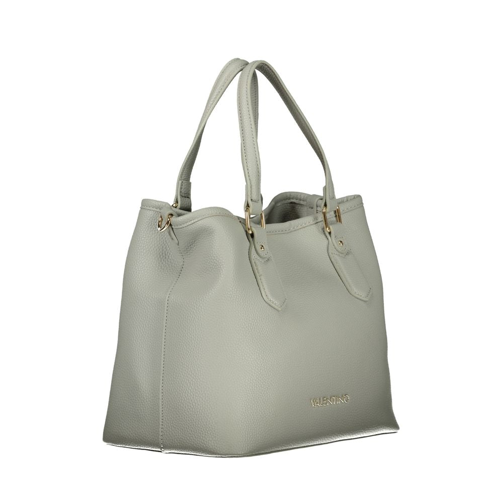 Mario Valentino Handtasche Damen aus grauem Polyurethan