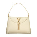 Mario Valentino Schultertasche aus Polyurethan in Beige für Damen