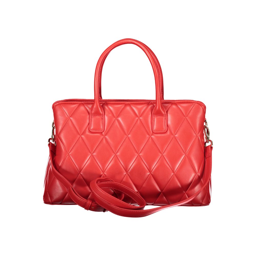 Mario Valentino Damenhandtasche aus rotem Polyurethan