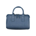 Mario Valentino Blu Polyurethane Damen Handtasche