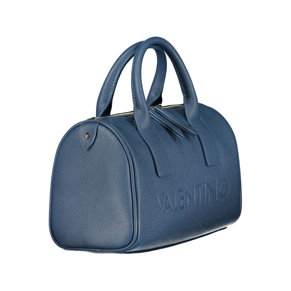 Mario Valentino Blu Polyurethane Damen Handtasche