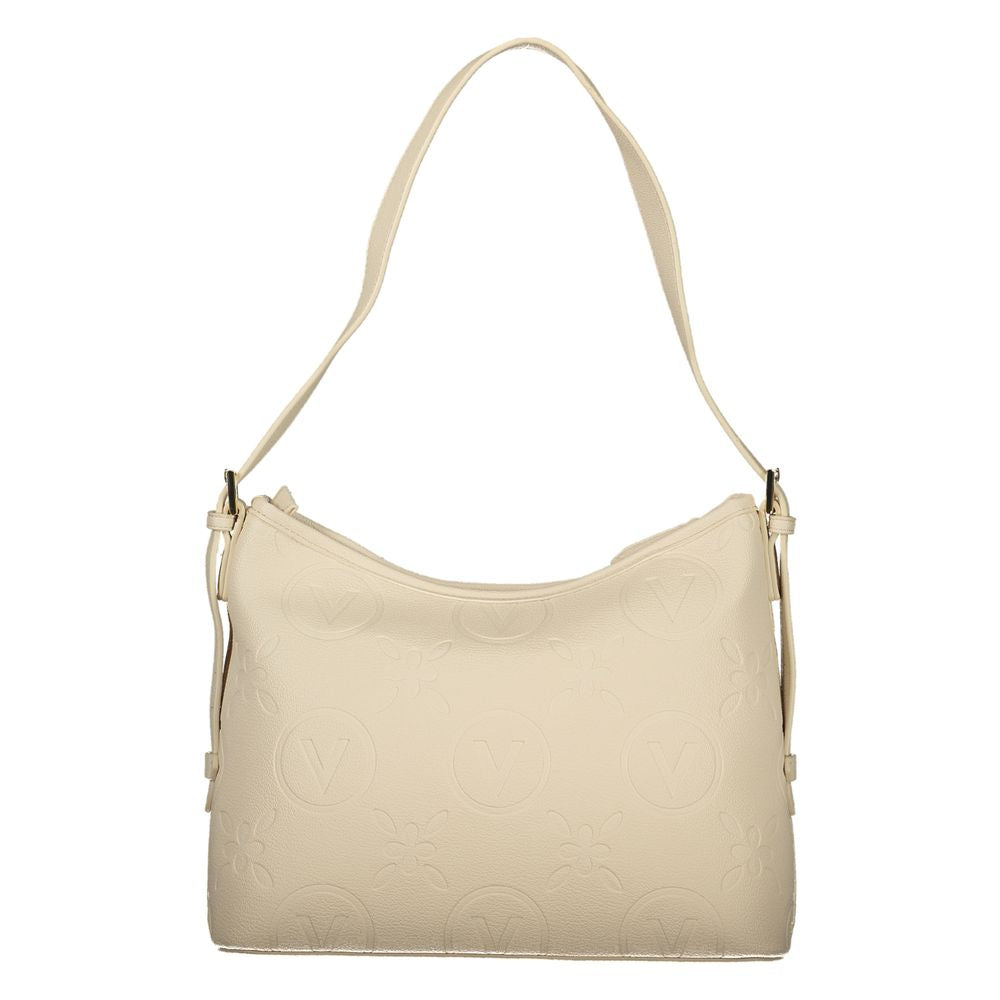 Mario Valentino Damen-Handtasche aus beigem Polyurethan