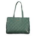 Mario Valentino Grüne Polyethylen-Handtasche