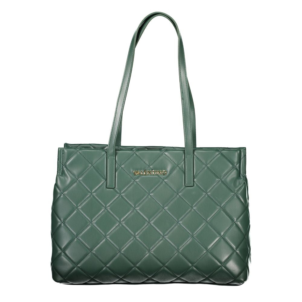 Mario Valentino Grüne Polyethylen-Handtasche