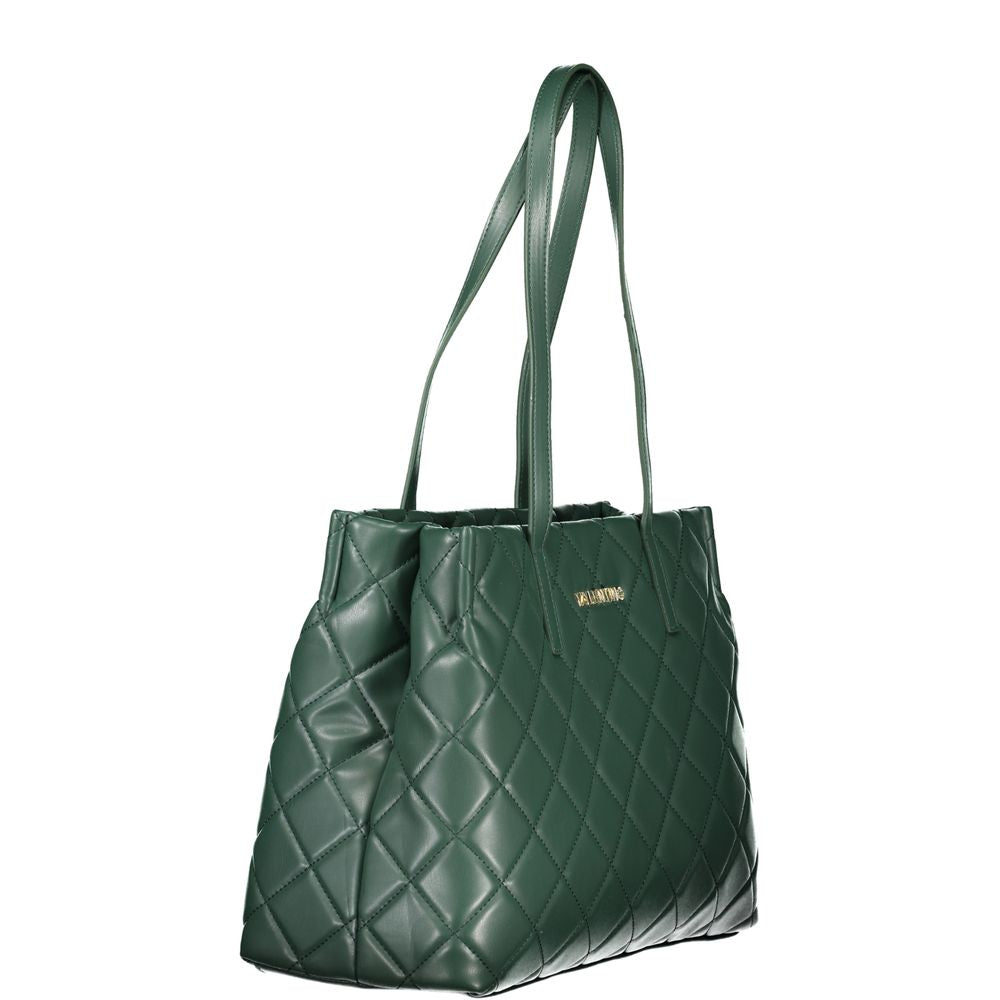 Mario Valentino Grüne Polyethylen-Handtasche