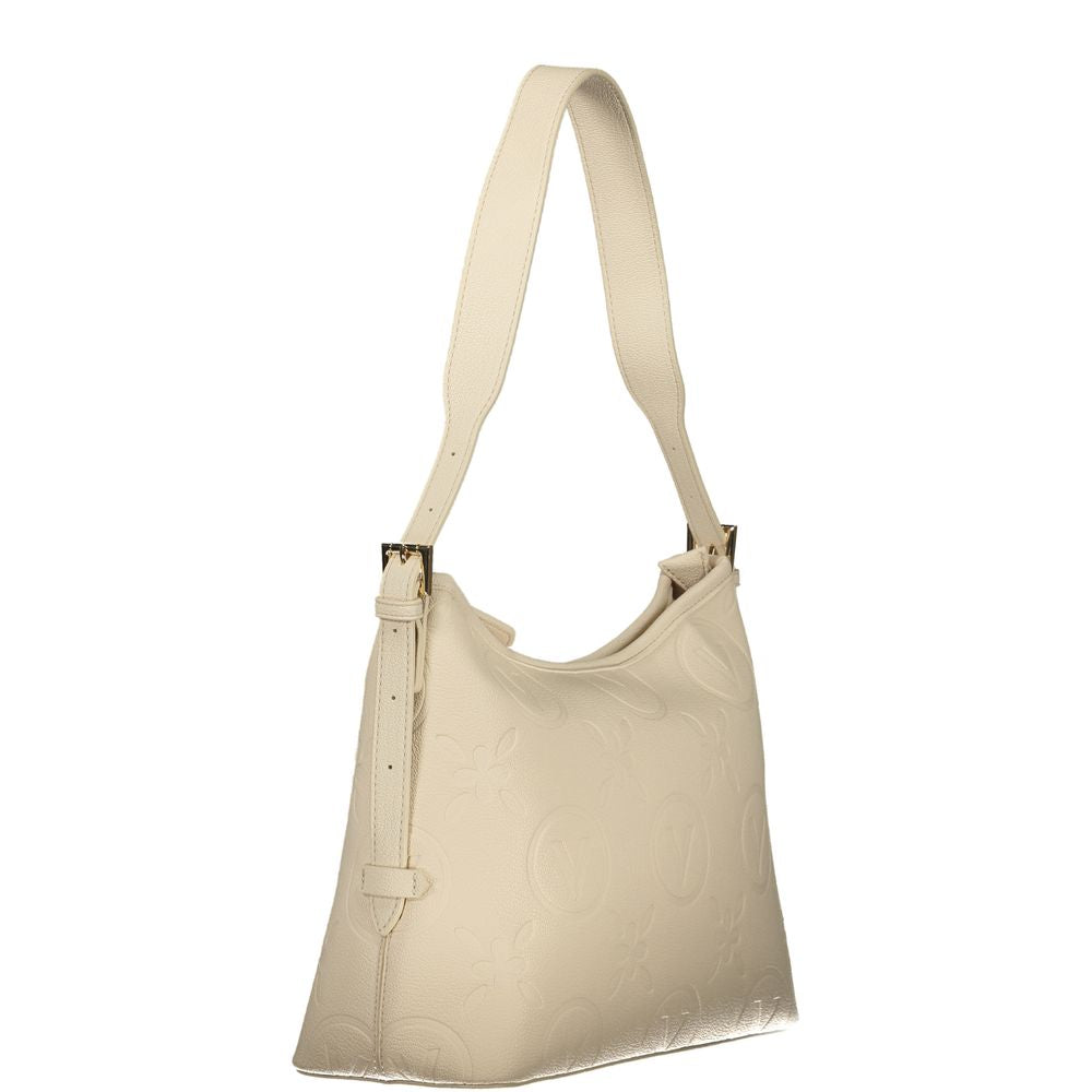 Mario Valentino Damen-Handtasche aus beigem Polyurethan