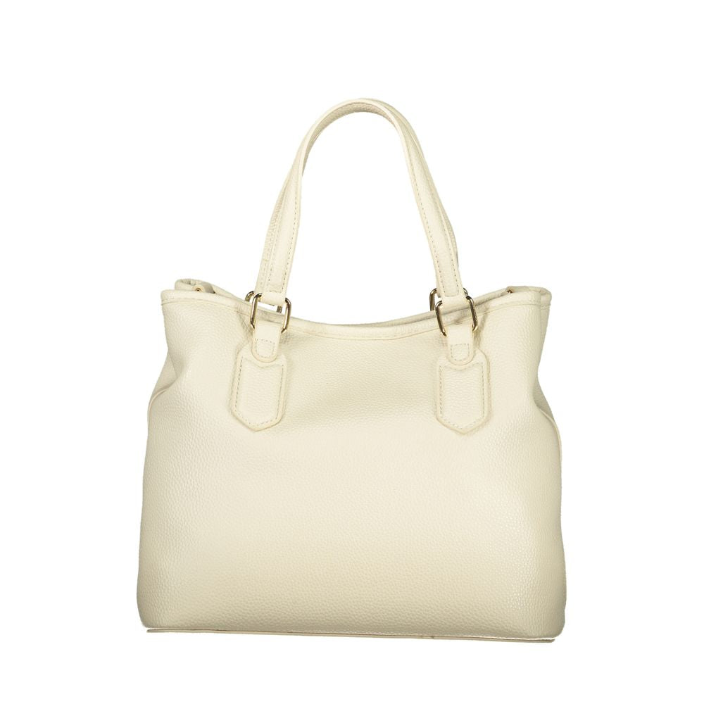 Mario Valentino Damen-Handtasche aus beigem Polyurethan
