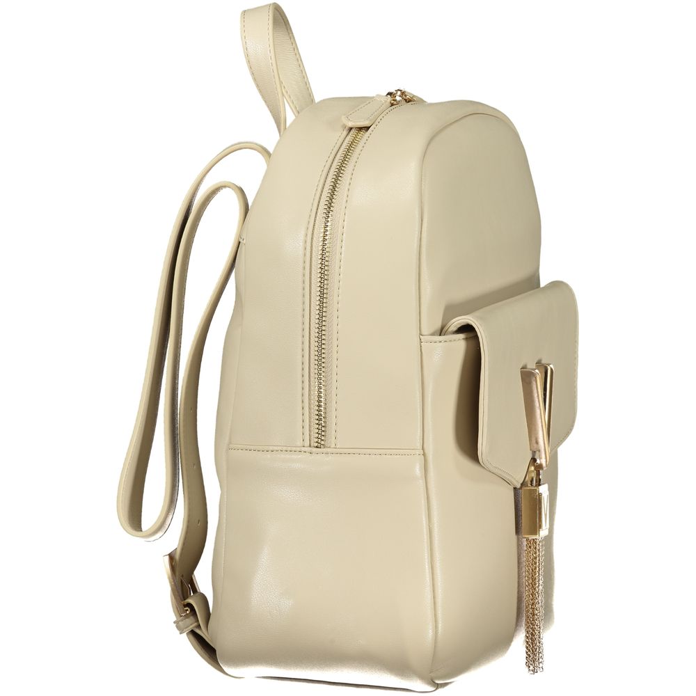 Mario Valentino Beige Polyurethan Damenrucksack