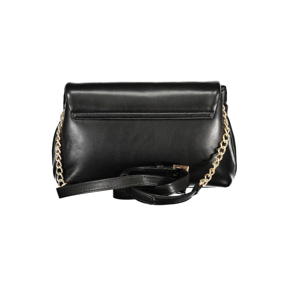 Mario Valentino Schwarze Schultertasche aus Polyurethan für Damen