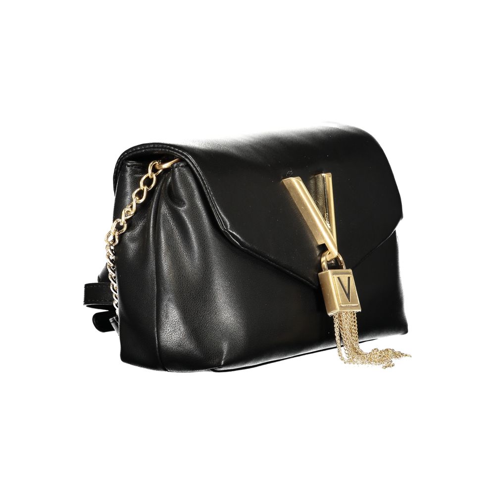 Mario Valentino Schwarze Schultertasche aus Polyurethan für Damen