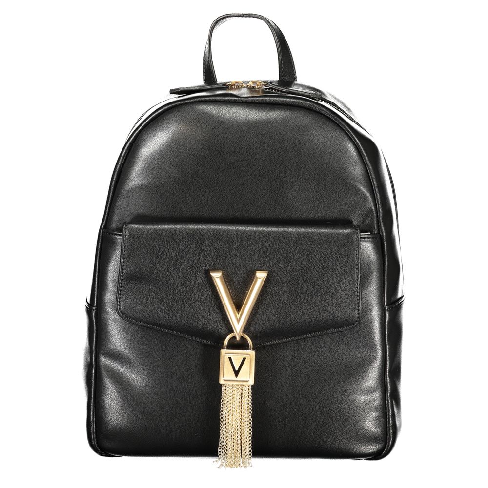Mario Valentino Schwarzer Rucksack aus Polyethylen